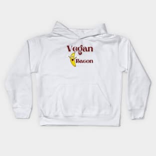 Vegan Bacon Kids Hoodie